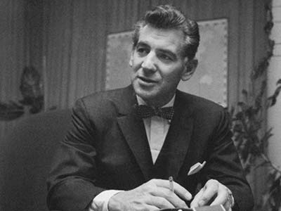 Composer Leonard Bernstein