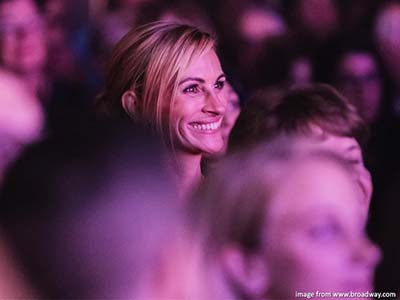 Julia Roberts, star of the original film Pretty Woman, attends the show