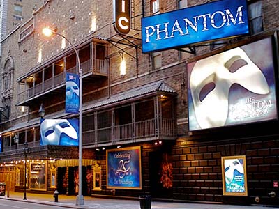 The Phantom’s Broadway home: the Majestic Theatre