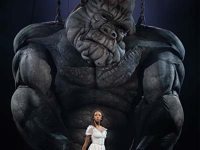 Six-meter-tall King Kong created with advanced puppetry