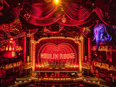 Emerson Colonial Theatre in Boston, where Moulin Rouge was first staged