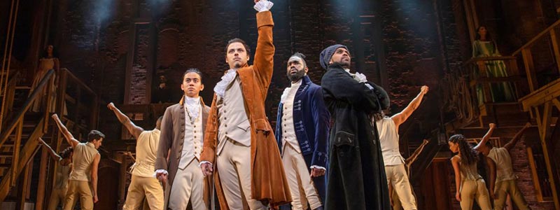 Miguel Cervantes returns to the stage as Alexander Hamilton after five months