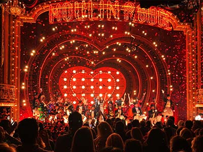 Curtain call for the hit musical Moulin Rouge