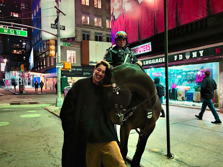 In New York (Photo by Keishi)