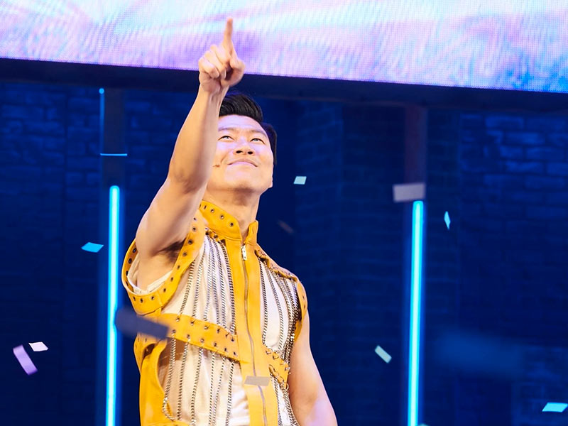 On stage in & Juliet (Photo by Joomin Hwang)