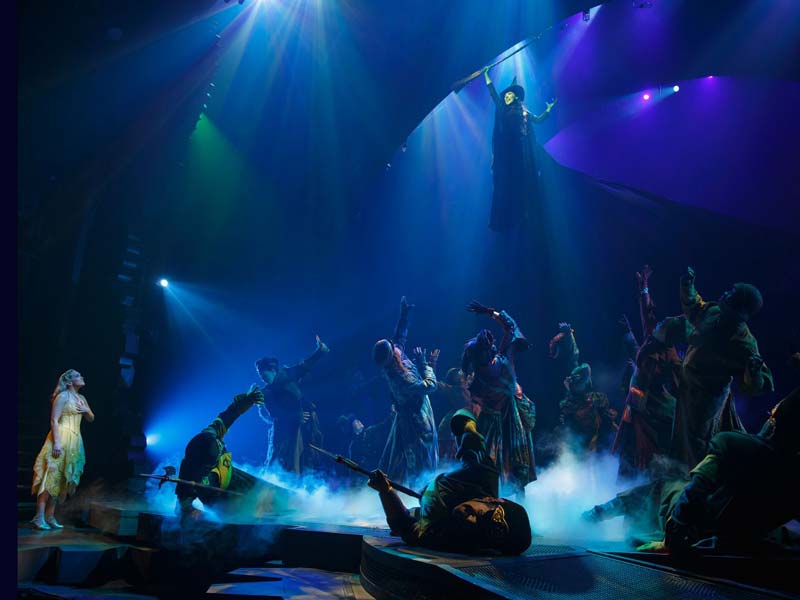 A scene from Wicked (Photo credit Playbill)