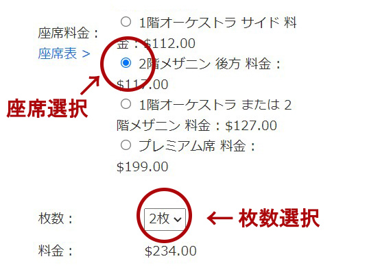 Broadway ticket booking process