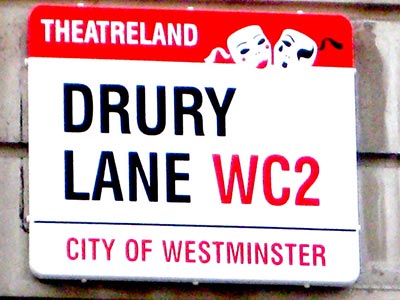 Signage for London’s Theatreland
