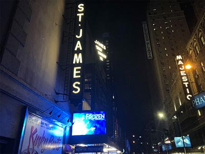 Jujamcyn’s flagship venue: St. James Theatre