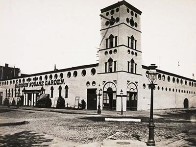 The first Madison Square Garden (opened in 1879)