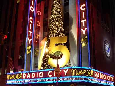 Radio City Music Hall in Manhattan
