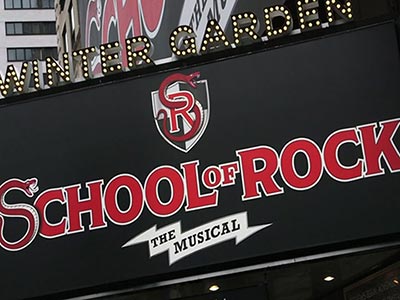 School of Rock at the Winter Garden Theatre