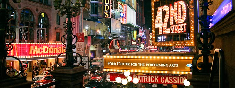 New 42nd Street in the Broadway theater district