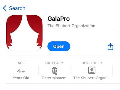 Steps to Use GalaPro in Broadway theater