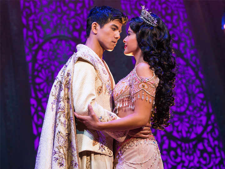 Aladdin and Jasmine on the magic carpet