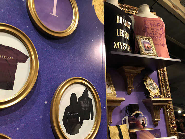 Anastasia merchandise display