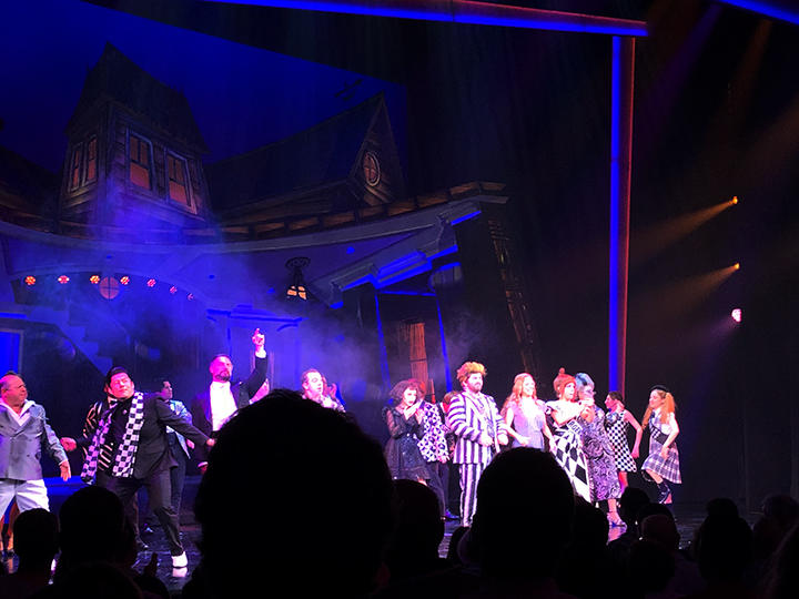 Huge cheers at curtain call for Alex Brightman and Sophia Anne Caruso