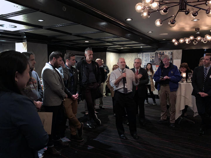 Executive producer Mark Kaufman speaking