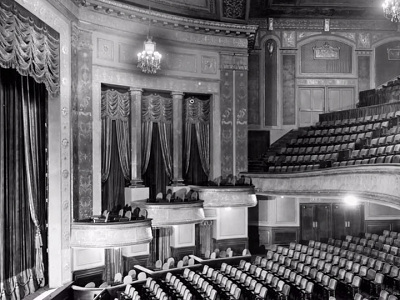 Imperial Theatre stage layout in the 1930s