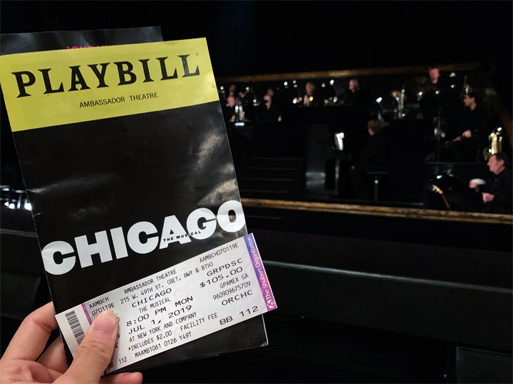 Front row, center section, seat 112 in the orchestra