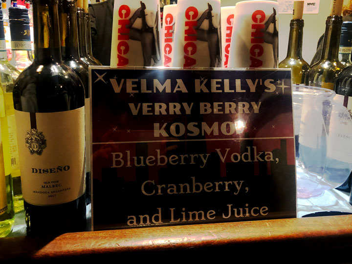 Signature cocktail at the bar
