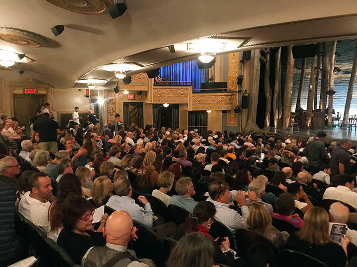 Seat numbering inside the musical theater