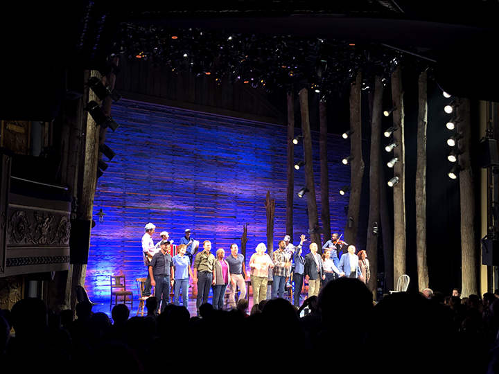 Tags showing where audience members came from