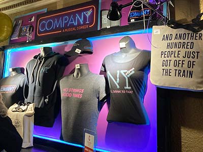 Company Broadway merchandise and theatre facilities