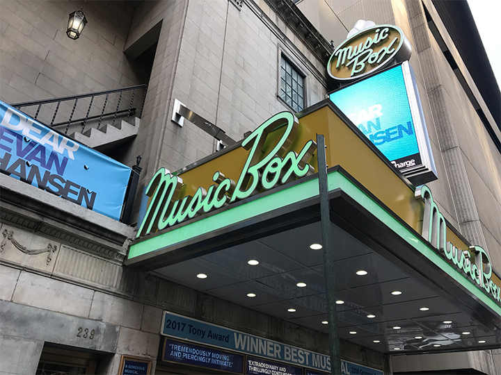 Dear Evan Hansen at the Music Box Theatre