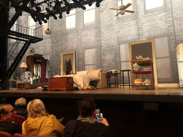A single-room apartment set