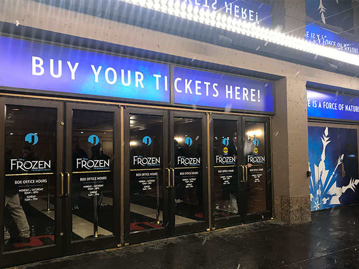 Frozen at the St. James Theatre