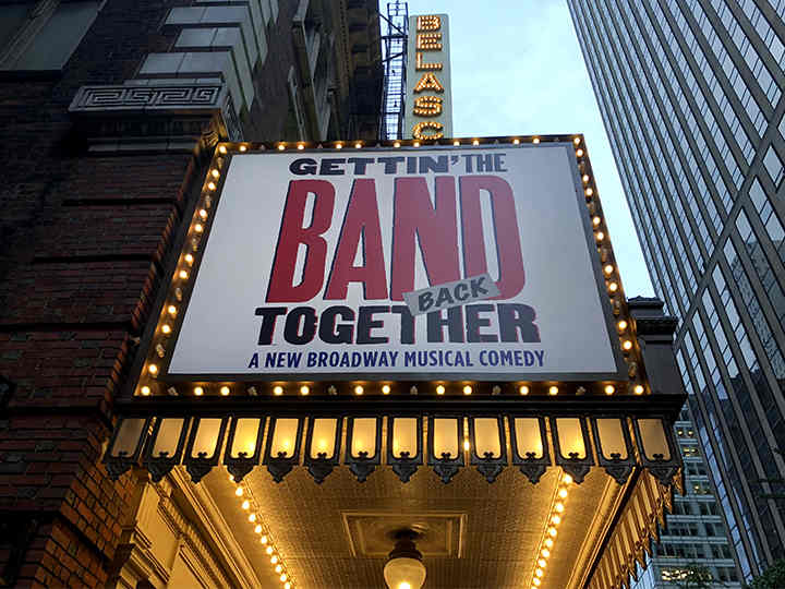 Gettin' the Band Back Together at the Belasco Theatre