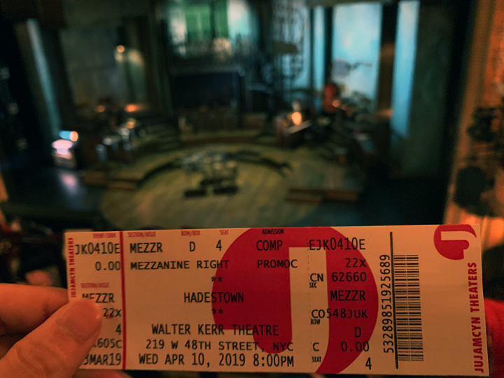 View from the second floor seats