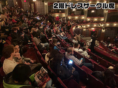 View of the Dress Circle (second level)