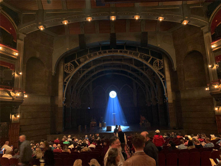 Lyric Theatre seat view Orchestra Center Row K