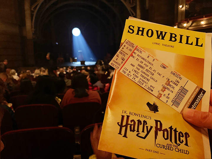 Orchestra, row K, seat 5: view toward the stage
