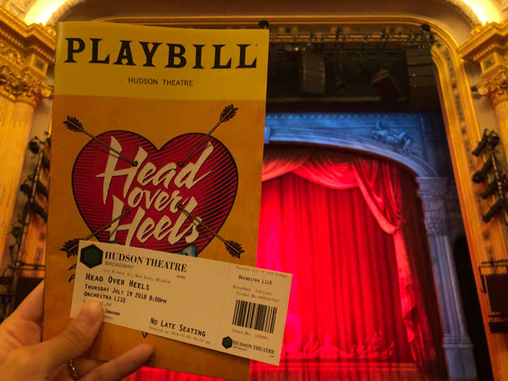 Seat view for Head Over Heels ORCHC L 110