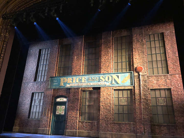 Pre-show stage dressing