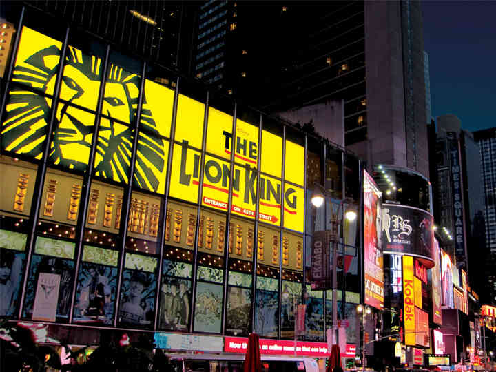 The Lion King at the Minskoff Theatre