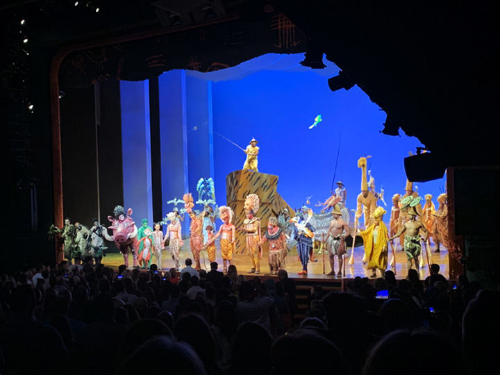 Curtain call for The Lion King