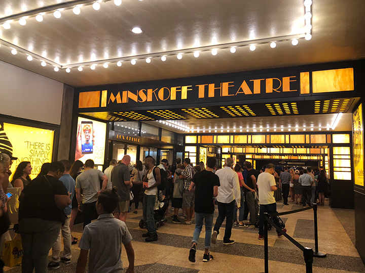 Entrance of the Minskoff Theatre