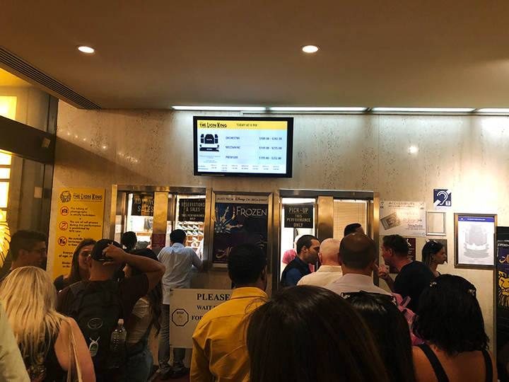Minskoff Theatre box office