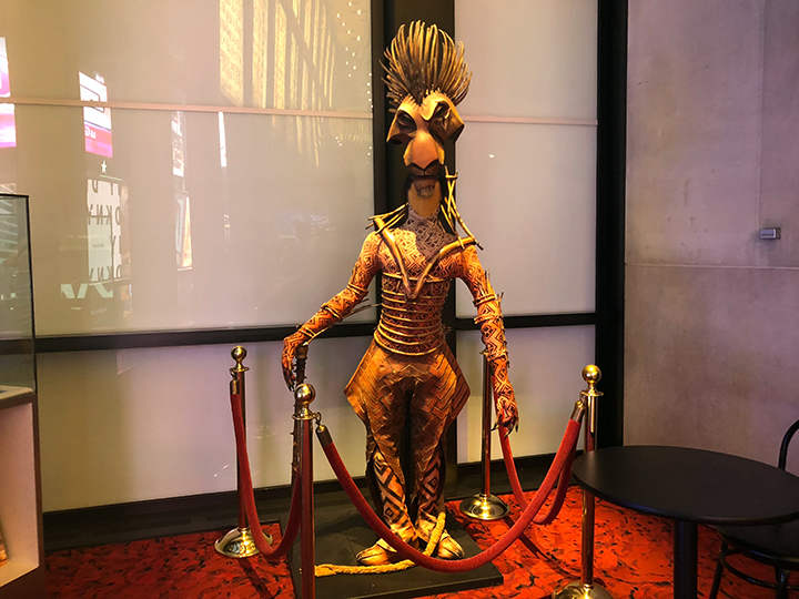 Costume actually used on stage