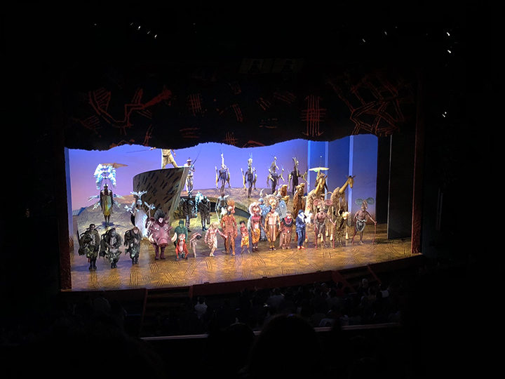 Finale scene of The Lion King