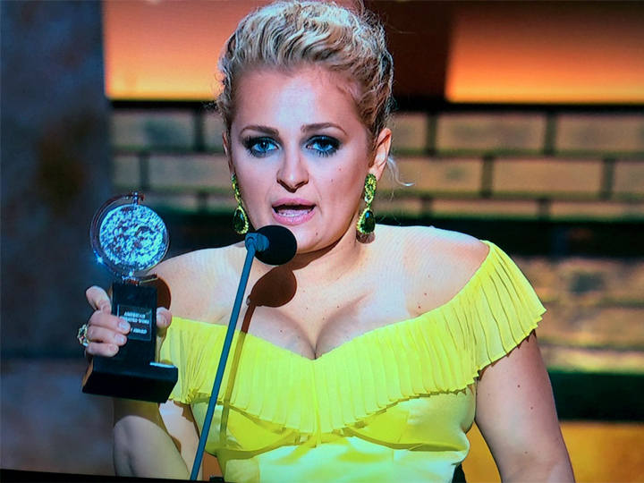 Scene from the 2019 Tony Awards ceremony