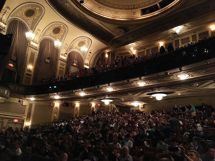 Photo inside the theater before the show
