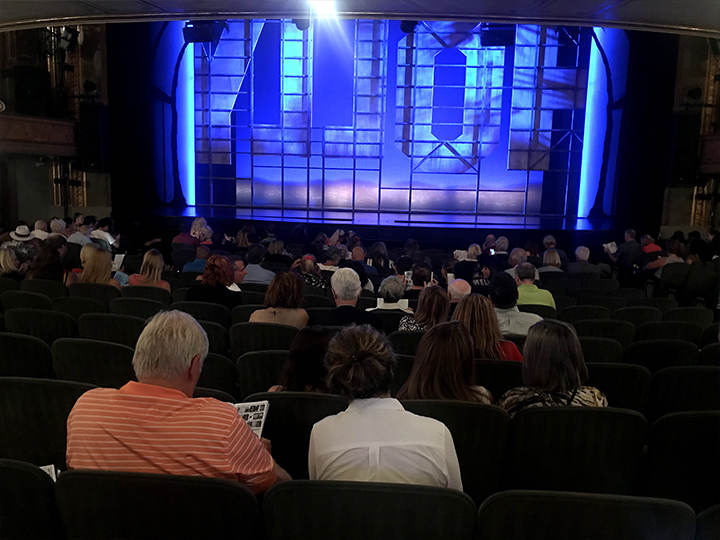 View from the orchestra level