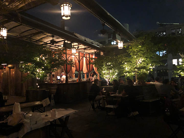 Entrance to Gallow Green around 10 p.m.