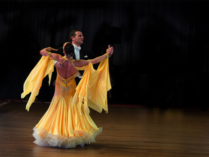The ballroom dance