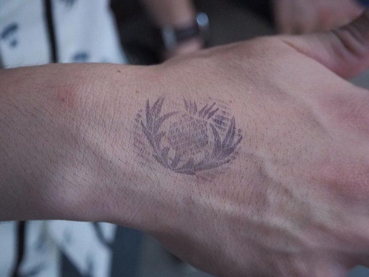 The McKittrick Hotel stamp on your hand